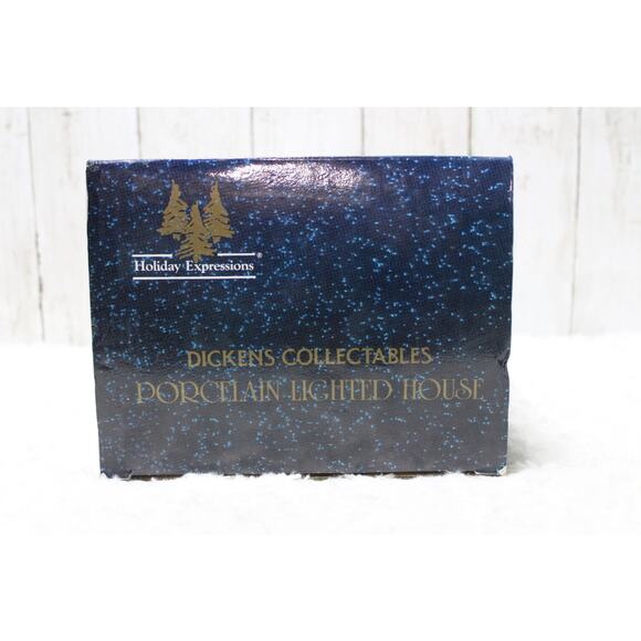 Holiday Expressions Dickens Collectables Porcelain Lighted Bakery House - Picture 3 of 7